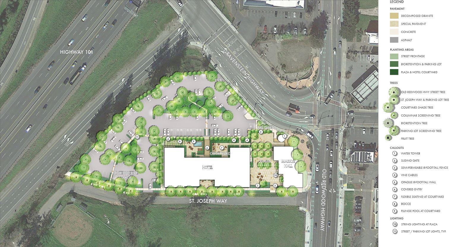 Cotati Hotel & Market Hall ArchiLOGIX